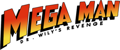 Mega Man World: Dr. Wily's Revenge GBC - Clear Logo Image