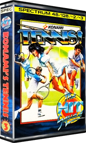 Konami's Tennis - Box - 3D Image
