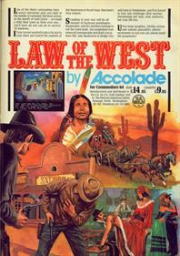 Law of the West - Advertisement Flyer - Front Image