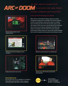 Arc of Doom - Box - Back Image