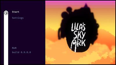 Lila’s Sky Ark - Screenshot - Game Title Image