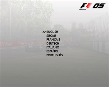 Formula One 05 - Screenshot - Game Title Image