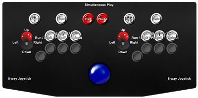 Super World Stadium '93 - Arcade - Controls Information Image