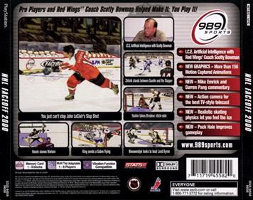 NHL FaceOff 2000 - Box - Back Image