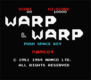 Warp & Warp - Screenshot - Game Title Image