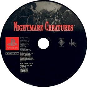 Nightmare Creatures - Disc Image