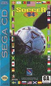 Championship Soccer '94 - Box - Front Image