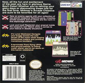 Arcade Hits: Moon Patrol & Spy Hunter - Box - Back Image