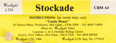 Stockade - Box - Back Image
