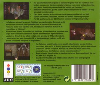 Escape from Monster Manor - Box - Back Image