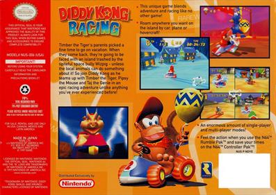Diddy Kong Racing - Box - Back Image