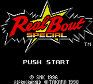 Nettou Real Bout Garou Densetsu Special - Screenshot - Game Title Image