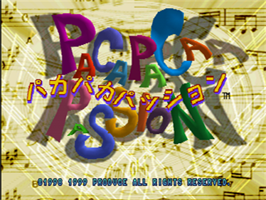 Pacapaca Passion - Screenshot - Game Title Image