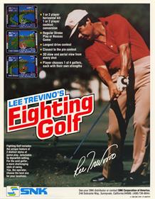 Fighting Golf - Advertisement Flyer - Front Image