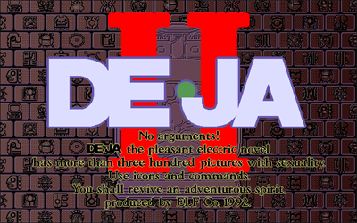 DE・JA II - Screenshot - Game Title Image