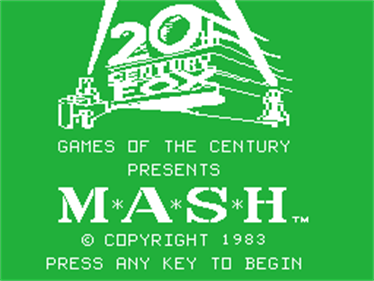 M*A*S*H - Screenshot - Game Title Image