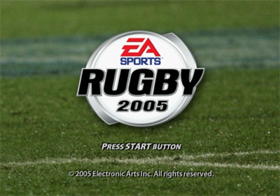 Rugby 2005 - Screenshot - Game Title Image