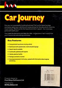 Car Journey - Box - Back Image