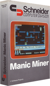 Manic Miner - Box - 3D Image