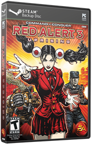 Command & Conquer: Red Alert 3: Uprising - Box - 3D Image