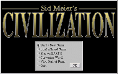 Sid Meier's Civilization - Screenshot - Game Title Image