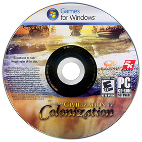 Sid Meier's Civilization IV: Colonization - Disc Image