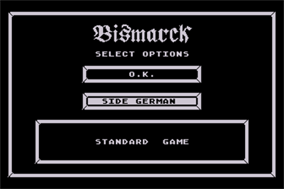 Bismarck: The North Sea Chase - Screenshot - Game Select Image