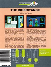 The Inheritance: Panic in Las Vegas - Box - Back Image