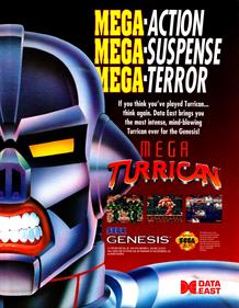 Mega Turrican - Advertisement Flyer - Front Image