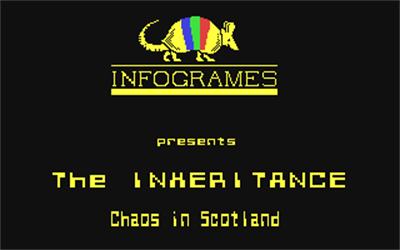 The Inheritance: Chaos in Scotland - Screenshot - Game Title Image