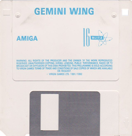 Gemini Wing - Disc Image