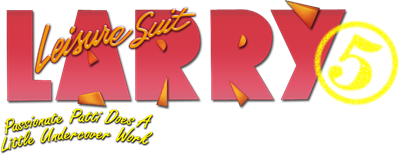 Leisure Suit Larry 5: Passionate Patti Does a Little Undercover Work - Clear Logo Image