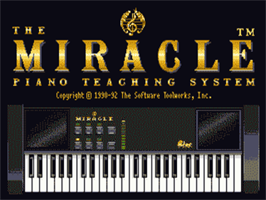 Miracle Piano Teaching System - Screenshot - Game Title Image
