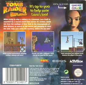 Tomb Raider: Curse of the Sword - Box - Back Image