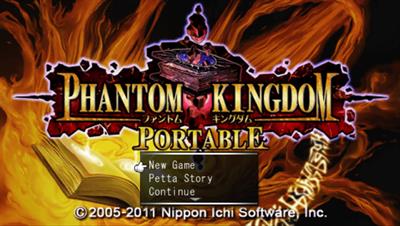 Phantom Kingdom Portable - Screenshot - Game Title Image