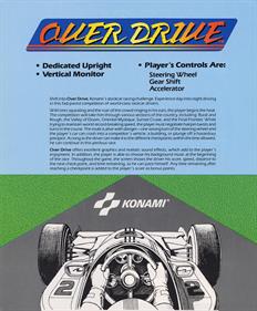 Over Drive - Advertisement Flyer - Back Image