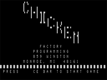Chicken - Screenshot - Game Title Image