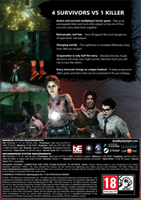 Dead by Daylight - Box - Back Image