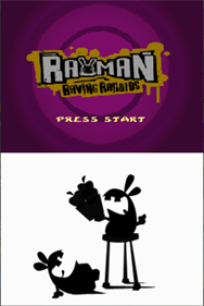 Rayman: Raving Rabbids - Screenshot - Game Title Image