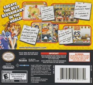 Fast Food Panic - Box - Back Image