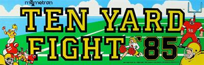 10-Yard Fight - Arcade - Marquee Image