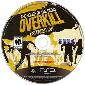 The House of the Dead: Overkill Extended Cut - Disc Image