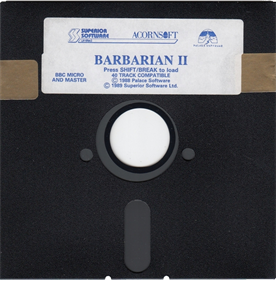 Barbarian II: The Dungeon of Drax - Disc Image