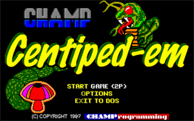 CHAMP Centiped-em - Screenshot - Game Title Image