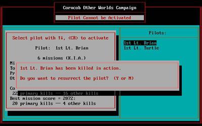 Corncob 3-D: The Other Worlds Campaign - Screenshot - Game Title Image