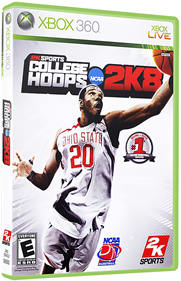 College Hoops 2K8 - Box - 3D Image