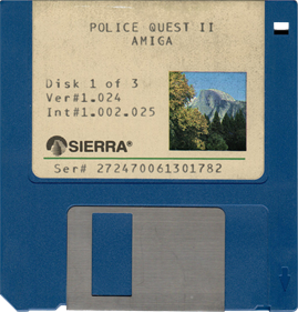 Police Quest 2: The Vengeance - Disc Image