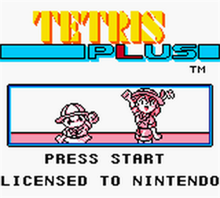 Tetris Plus - Screenshot - Game Title Image