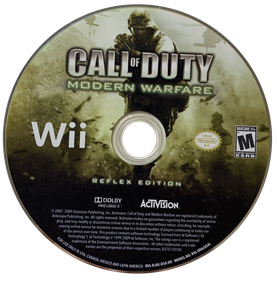 Call of Duty: Modern Warfare: Reflex Edition - Disc Image