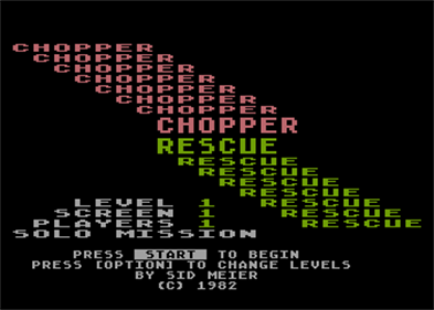 Chopper Rescue - Screenshot - Game Select Image